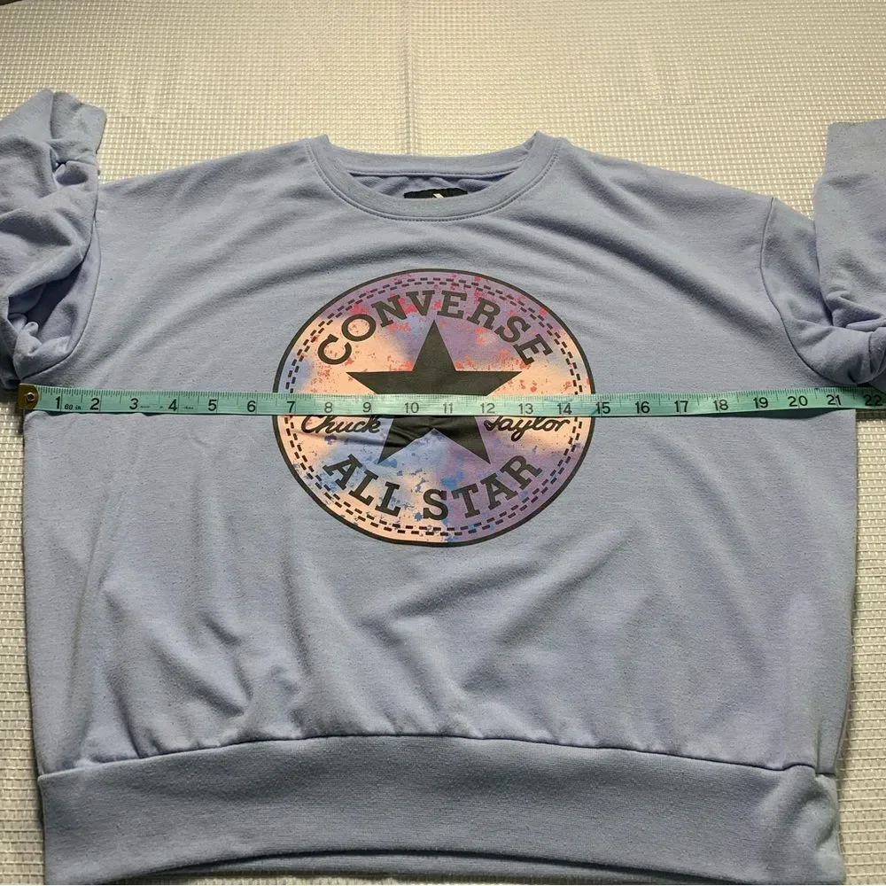 CONVERSE Girls Logo Graphic Pullover